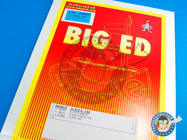 Image 1: Junkers Ju-87 Stuka D-5 | Big ED set in 1/48 scale manufactured by Eduard (ref. EDBIG4979)