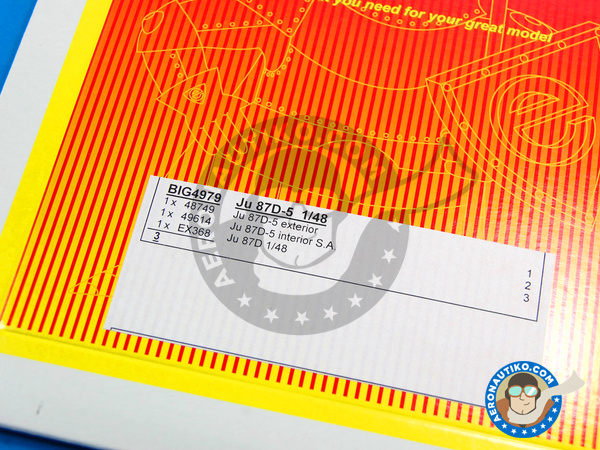 Image 2: Junkers Ju-87 Stuka D-5 | Big ED set in 1/48 scale manufactured by Eduard (ref. EDBIG4979)