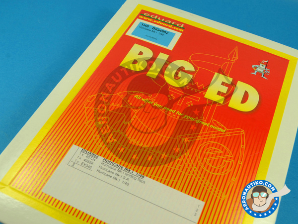 Image 3: Hawker Hurricane Mk. I | Big ED set in 1/48 scale manufactured by Eduard (ref. EDBIG4982)