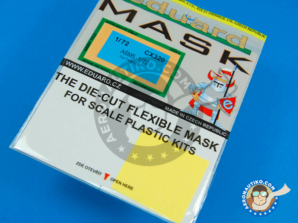 Image 1: Mitsubishi A6M Zero 5 | Masks in 1/72 scale manufactured by Eduard (ref. EDCX320)