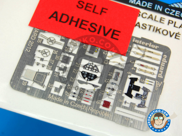 Image 3: Messerschmitt Bf 109 E | Photo-etched parts in 1/72 scale manufactured by Eduard (ref. EDSS453)