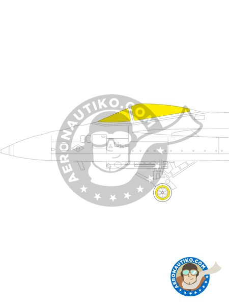 F/A-18E | Masks in 1/48 scale manufactured by Eduard (ref. EX786) image