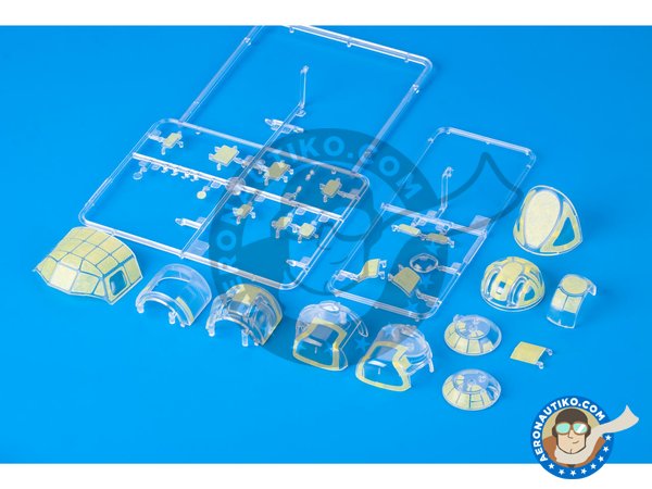 Image 2: Consolidated  B-24 "Liberator" | Masks in 1/32 scale manufactured by Eduard (ref. JX230)