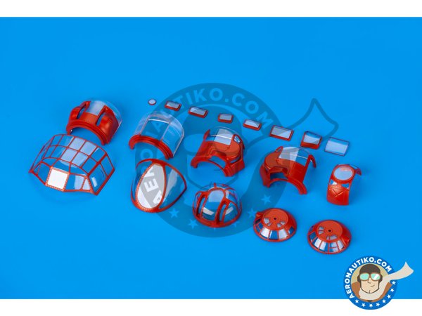 Image 4: Consolidated  B-24 "Liberator" | Masks in 1/32 scale manufactured by Eduard (ref. JX230)