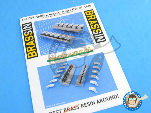 Image 2: Supermarine Spitfire Mk. IXc | Detail up set in 1/48 scale manufactured by Eduard (ref. SIN64808)