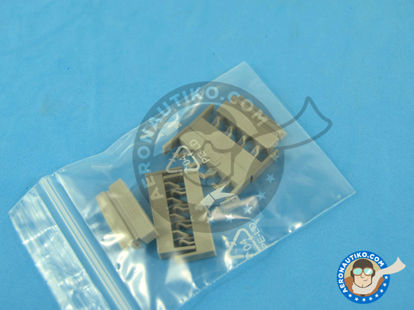 Image 4: Supermarine Spitfire Mk. IXc | Detail up set in 1/48 scale manufactured by Eduard (ref. SIN64808)