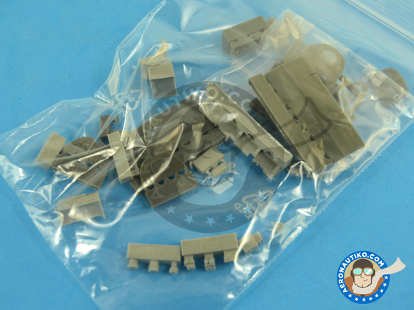 Image 5: Supermarine Spitfire Mk. IXc | Detail up set in 1/48 scale manufactured by Eduard (ref. SIN64808)