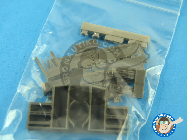 Image 5: Supermarine Spitfire Mk. XVI Bubbletop | BIG SIN in 1/48 scale manufactured by Eduard (ref. SIN64821)