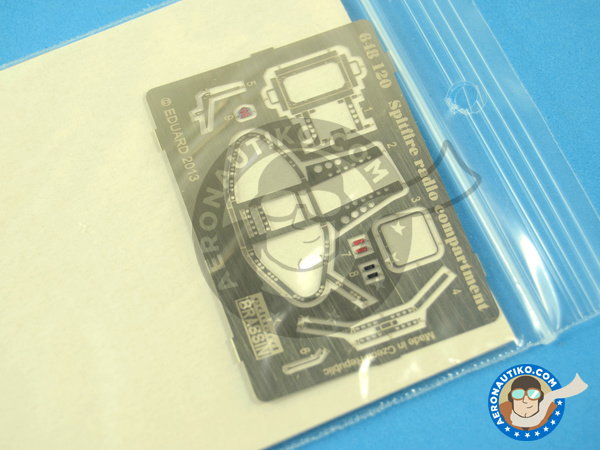 Image 9: Supermarine Spitfire Mk. XVI Bubbletop | BIG SIN in 1/48 scale manufactured by Eduard (ref. SIN64821)