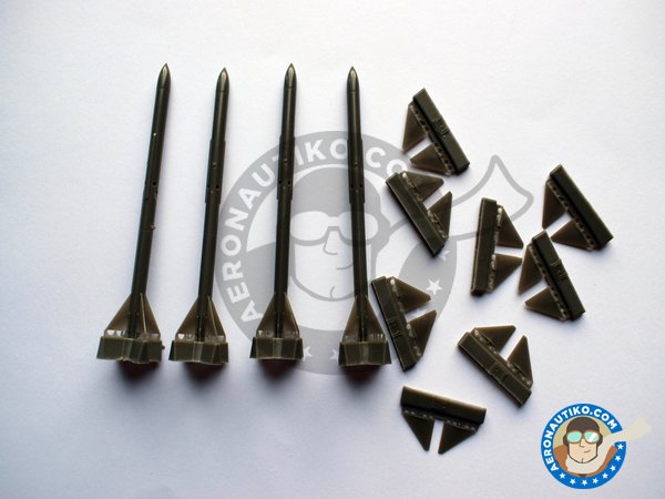 Image 5: Set de armamento para el Grumman F-14 Tomcat A | BIG SIN en escala 1/48 fabricado por Eduard (ref. SIN64828)