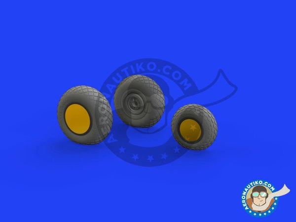 Image 1: Kit de mejora para P-38F/G | BIG SIN en escala 1/48 fabricado por Eduard (ref. SIN64866)