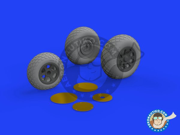 Image 3: Kit de mejora para P-38F/G | BIG SIN en escala 1/48 fabricado por Eduard (ref. SIN64866)