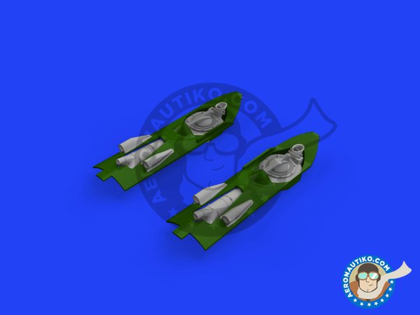 Image 9: Kit de mejora para P-38F/G | BIG SIN en escala 1/48 fabricado por Eduard (ref. SIN64866)