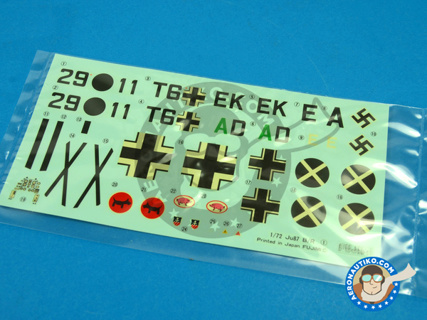 Image 5: Junkers Ju-87 Stuka B/R | Airplane kit in 1/72 scale manufactured by Fujimi (ref. FJ25013)