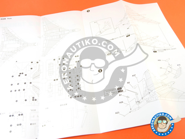 Image 12: Avro 698 Vulcan K.2 Tanker | Airplane kit in 1/144 scale manufactured by Great Wall Hobby (ref. L1002)