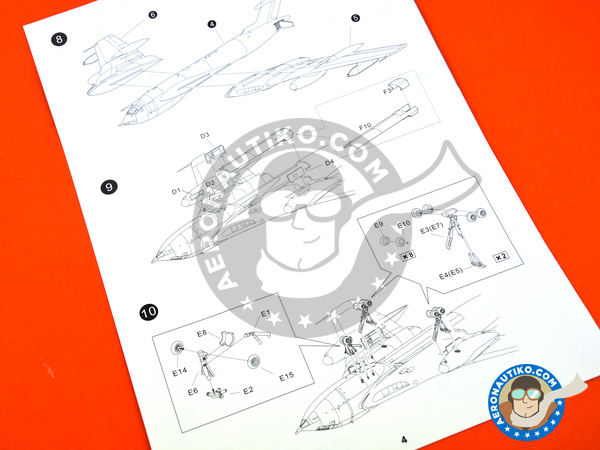 Image 11: Handley Page Victor K.2 Tanker | Airplane kit in 1/144 scale manufactured by Great Wall Hobby (ref. L1005)