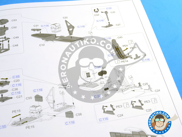 Image 12: Focke-Wulf Fw 189 Uhu A-1 Nacht Jäger | Airplane kit in 1/48 scale manufactured by Great Wall Hobby (ref. L4801)