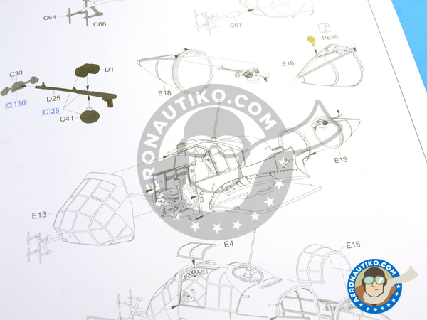 Image 14: Focke-Wulf Fw 189 Uhu A-1 Nacht Jäger | Airplane kit in 1/48 scale manufactured by Great Wall Hobby (ref. L4801)