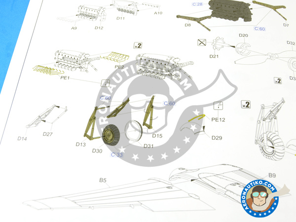 Image 15: Focke-Wulf Fw 189 Uhu A-1 Nacht Jäger | Airplane kit in 1/48 scale manufactured by Great Wall Hobby (ref. L4801)