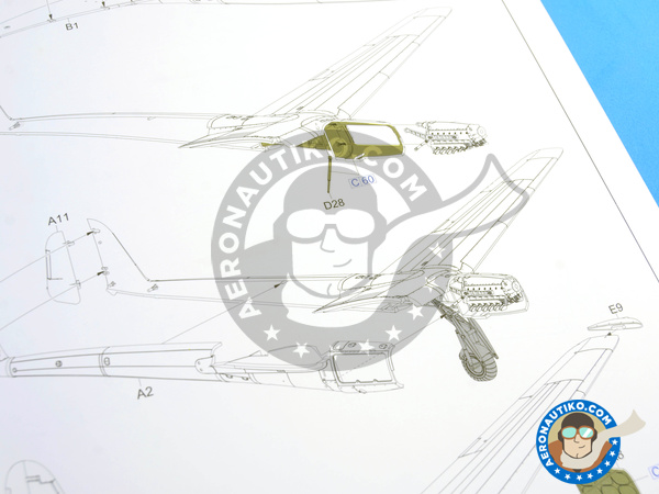 Image 16: Focke-Wulf Fw 189 Uhu A-1 Nacht Jäger | Airplane kit in 1/48 scale manufactured by Great Wall Hobby (ref. L4801)