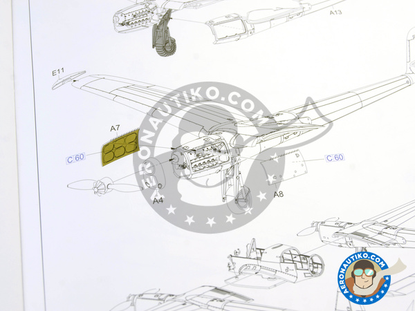 Image 17: Focke-Wulf Fw 189 Uhu A-1 Nacht Jäger | Airplane kit in 1/48 scale manufactured by Great Wall Hobby (ref. L4801)
