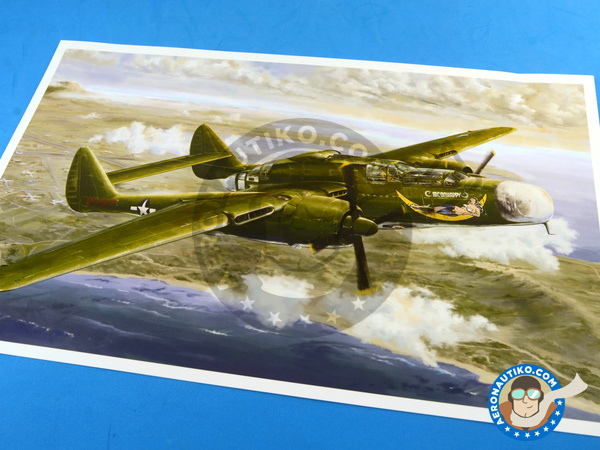 Image 3: Northrop P-61 Black Widow A Glass Nose | Airplane kit in 1/48 scale manufactured by Great Wall Hobby (ref. L4806)