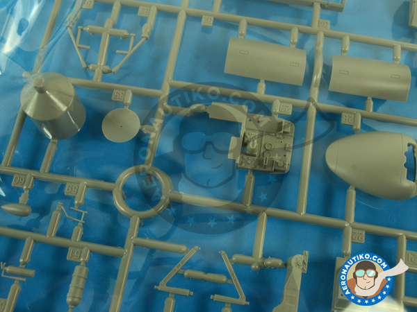 Image 17: Northrop P-61 Black Widow A Glass Nose | Airplane kit in 1/48 scale manufactured by Great Wall Hobby (ref. L4806)