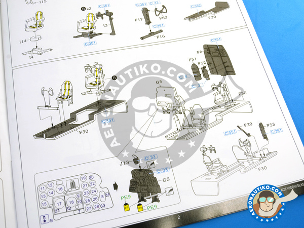 Image 22: Northrop P-61 Black Widow A Glass Nose | Airplane kit in 1/48 scale manufactured by Great Wall Hobby (ref. L4806)