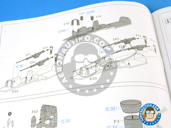 Image 23: Northrop P-61 Black Widow A Glass Nose | Airplane kit in 1/48 scale manufactured by Great Wall Hobby (ref. L4806)