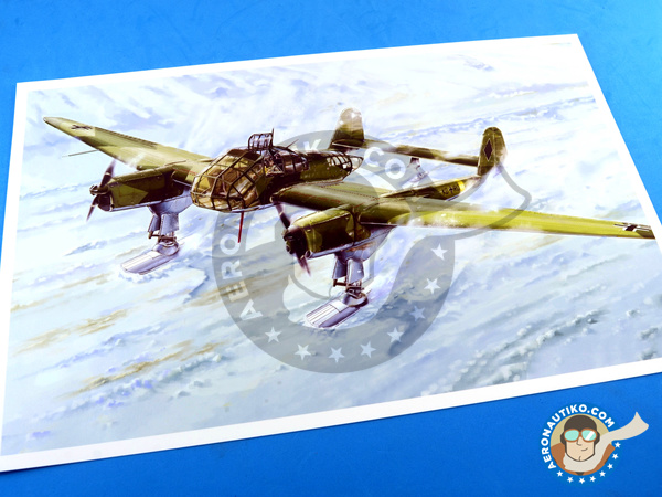 Image 2: Focke-Wulf Fw 189 Uhu A-1 Sonderaktion Scnheekufen | Airplane kit in 1/48 scale manufactured by Great Wall Hobby (ref. L4808)