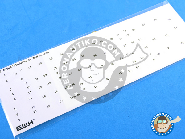 Image 12: Focke-Wulf Fw 189 Uhu A-1 Sonderaktion Scnheekufen | Airplane kit in 1/48 scale manufactured by Great Wall Hobby (ref. L4808)