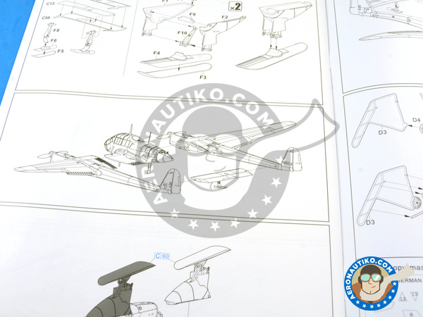 Image 21: Focke-Wulf Fw 189 Uhu A-1 Sonderaktion Scnheekufen | Airplane kit in 1/48 scale manufactured by Great Wall Hobby (ref. L4808)