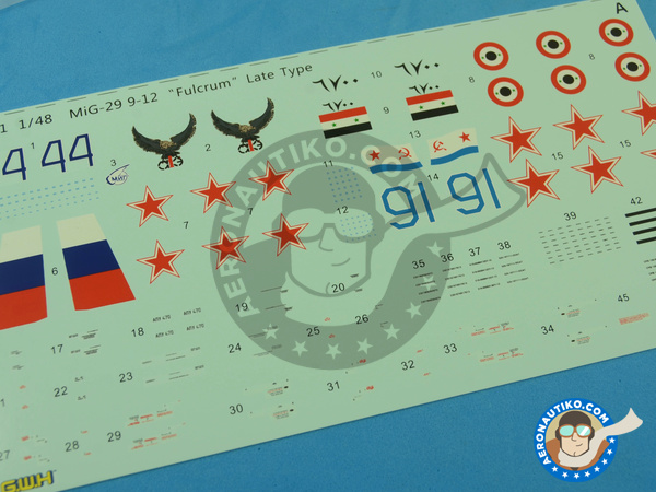 Image 16: Mikoyan MiG-29 Fulcrum 9-12 Late type | Airplane kit in 1/48 scale manufactured by Great Wall Hobby (ref. L4811)