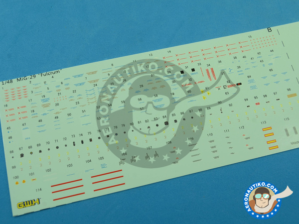 Image 17: Mikoyan MiG-29 Fulcrum 9-12 Late type | Airplane kit in 1/48 scale manufactured by Great Wall Hobby (ref. L4811)