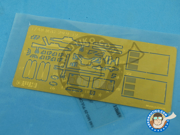 Image 18: Mikoyan MiG-29 Fulcrum 9-12 Late type | Airplane kit in 1/48 scale manufactured by Great Wall Hobby (ref. L4811)