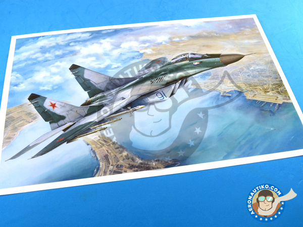Image 19: Mikoyan MiG-29 Fulcrum 9-12 Late type | Airplane kit in 1/48 scale manufactured by Great Wall Hobby (ref. L4811)