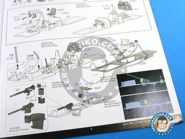 Image 20: Douglas TBD Devastator 1a Floatplane | Airplane kit in 1/48 scale manufactured by Great Wall Hobby (ref. L4812)