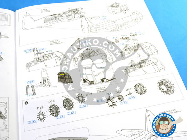 Image 22: Douglas TBD Devastator 1a Floatplane | Airplane kit in 1/48 scale manufactured by Great Wall Hobby (ref. L4812)
