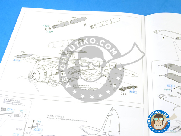 Image 24: Douglas TBD Devastator 1a Floatplane | Airplane kit in 1/48 scale manufactured by Great Wall Hobby (ref. L4812)