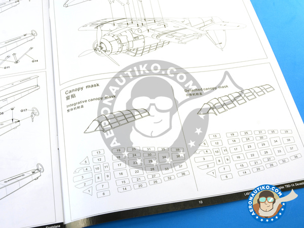 Image 27: Douglas TBD Devastator 1a Floatplane | Airplane kit in 1/48 scale manufactured by Great Wall Hobby (ref. L4812)