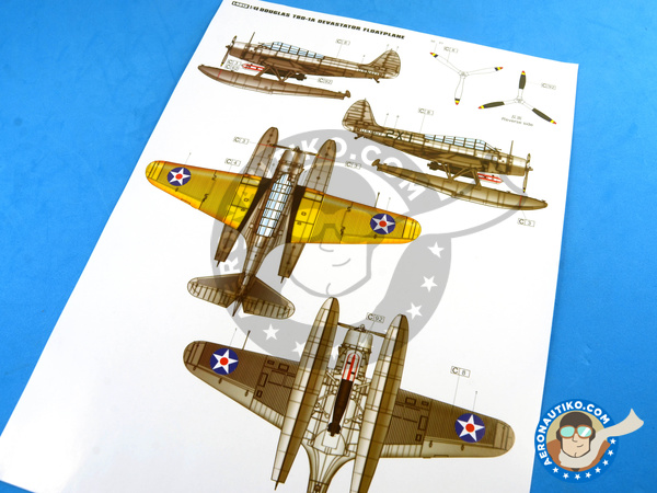 Image 28: Douglas TBD Devastator 1a Floatplane | Airplane kit in 1/48 scale manufactured by Great Wall Hobby (ref. L4812)