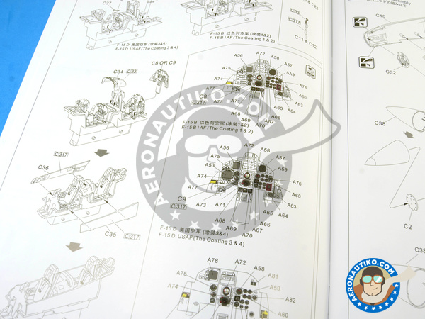 Image 24: McDonnell Douglas F-15 Eagle B / D | Airplane kit in 1/48 scale manufactured by Great Wall Hobby (ref. L4815)