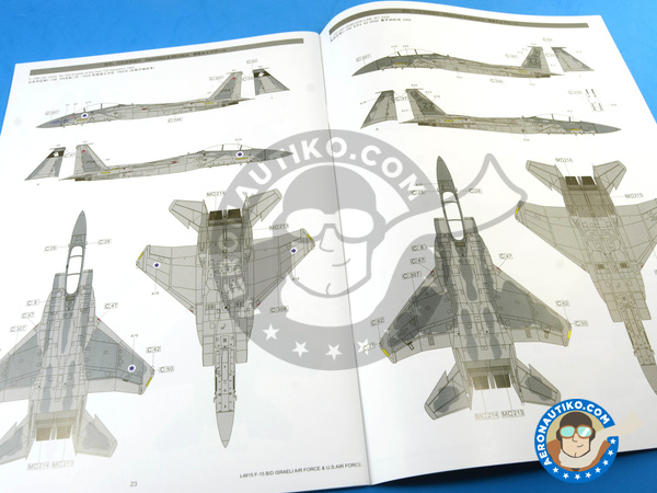 Image 34: McDonnell Douglas F-15 Eagle B / D | Airplane kit in 1/48 scale manufactured by Great Wall Hobby (ref. L4815)