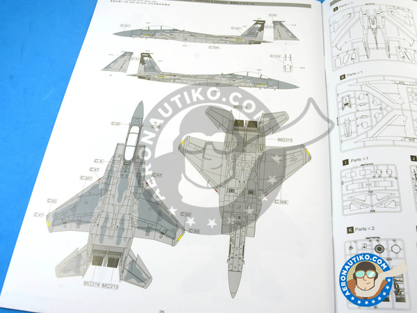 Image 35: McDonnell Douglas F-15 Eagle B / D | Airplane kit in 1/48 scale manufactured by Great Wall Hobby (ref. L4815)