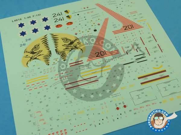 Image 28: McDonnell Douglas F-15 Eagle I | Airplane kit in 1/48 scale manufactured by Great Wall Hobby (ref. L4816)