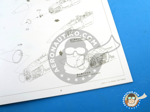Image 32: McDonnell Douglas F-15 Eagle I | Airplane kit in 1/48 scale manufactured by Great Wall Hobby (ref. L4816)