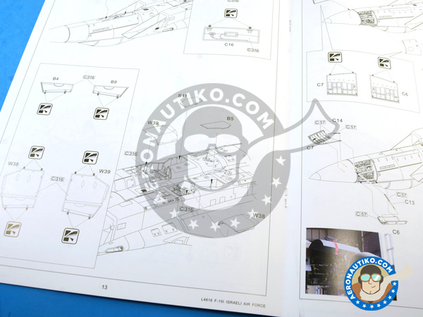 Image 37: McDonnell Douglas F-15 Eagle I | Airplane kit in 1/48 scale manufactured by Great Wall Hobby (ref. L4816)