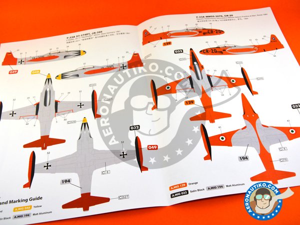 Image 14: Lockheed T-33 Shooting Star A early version | Airplane kit in 1/48 scale manufactured by Great Wall Hobby (ref. L4819)