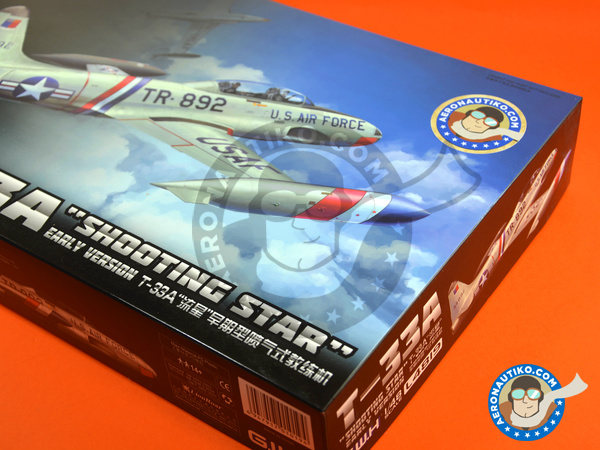 Image 16: Lockheed T-33 Shooting Star A early version | Airplane kit in 1/48 scale manufactured by Great Wall Hobby (ref. L4819)