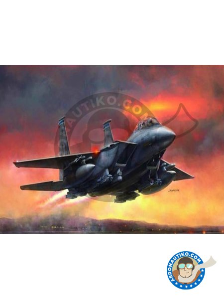 F-15E Strike Eagle | Airplane kit in 1/48 scale manufactured by Great Wall Hobby (ref. L4822) image